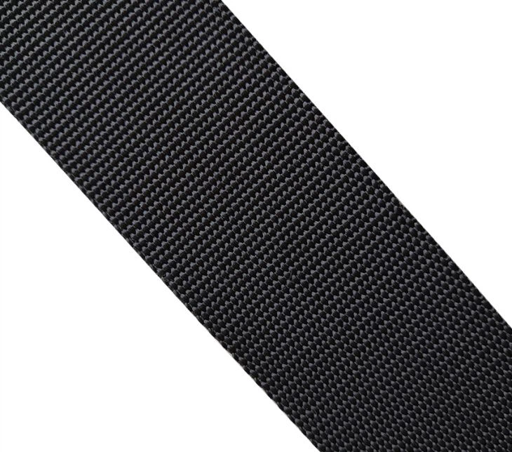2 Inch Black Polyester Webbing