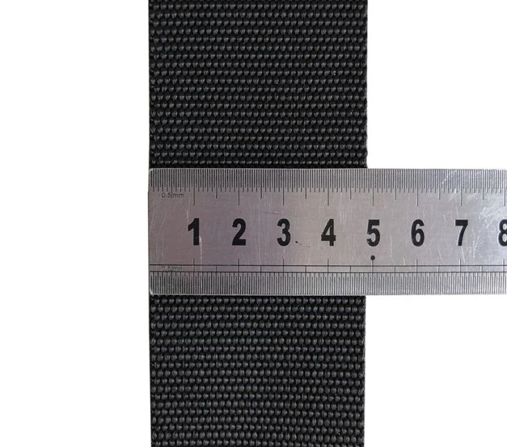 2 Inch Black Polyester Webbing